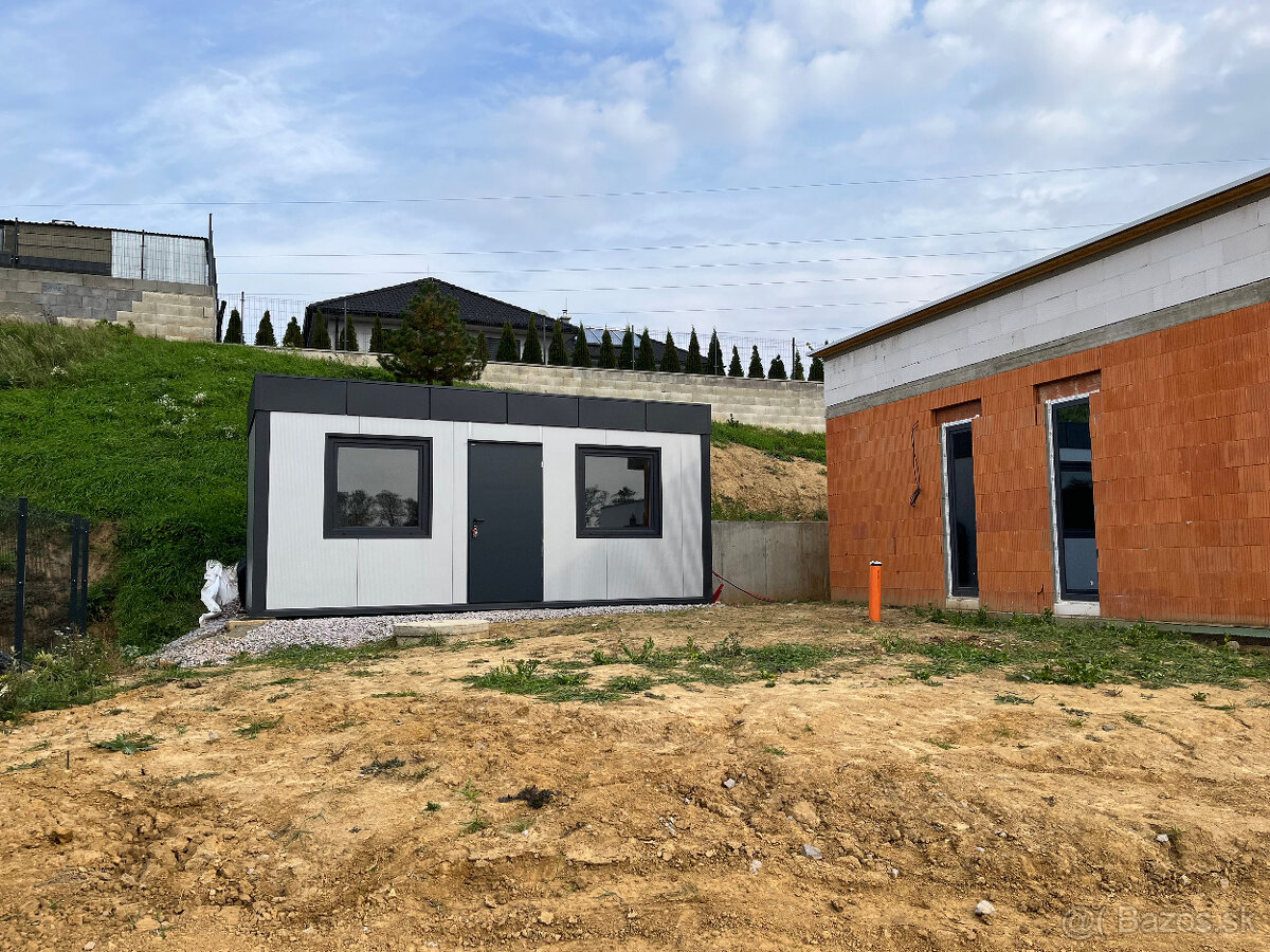 Obytny kontajner A15 - šedá-antracit - 2