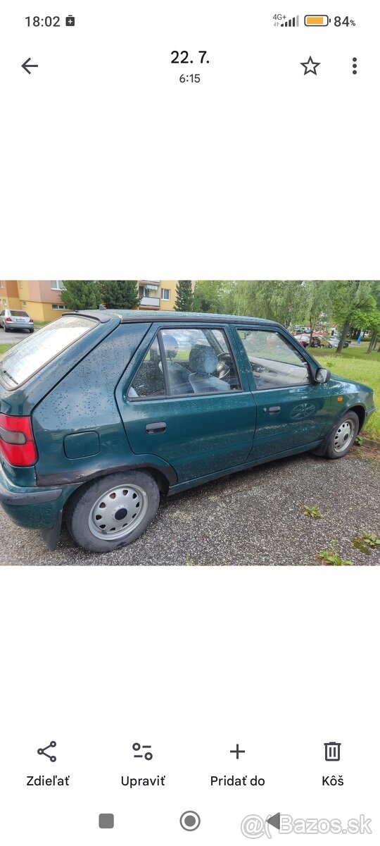 Predam Škodu Felíciu 1.3MPI 50KW 2021 - 2