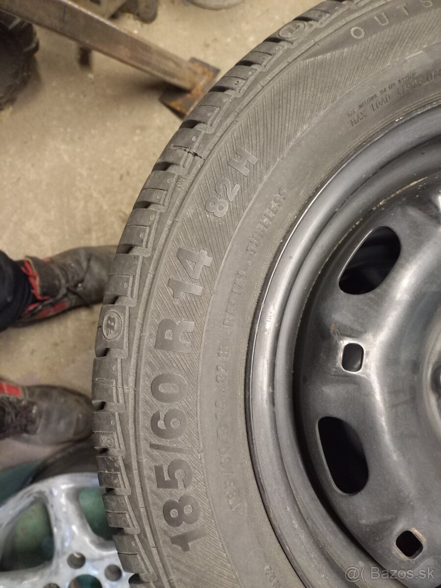 Kolesa Pneu + disky 5x100, fabia - 2