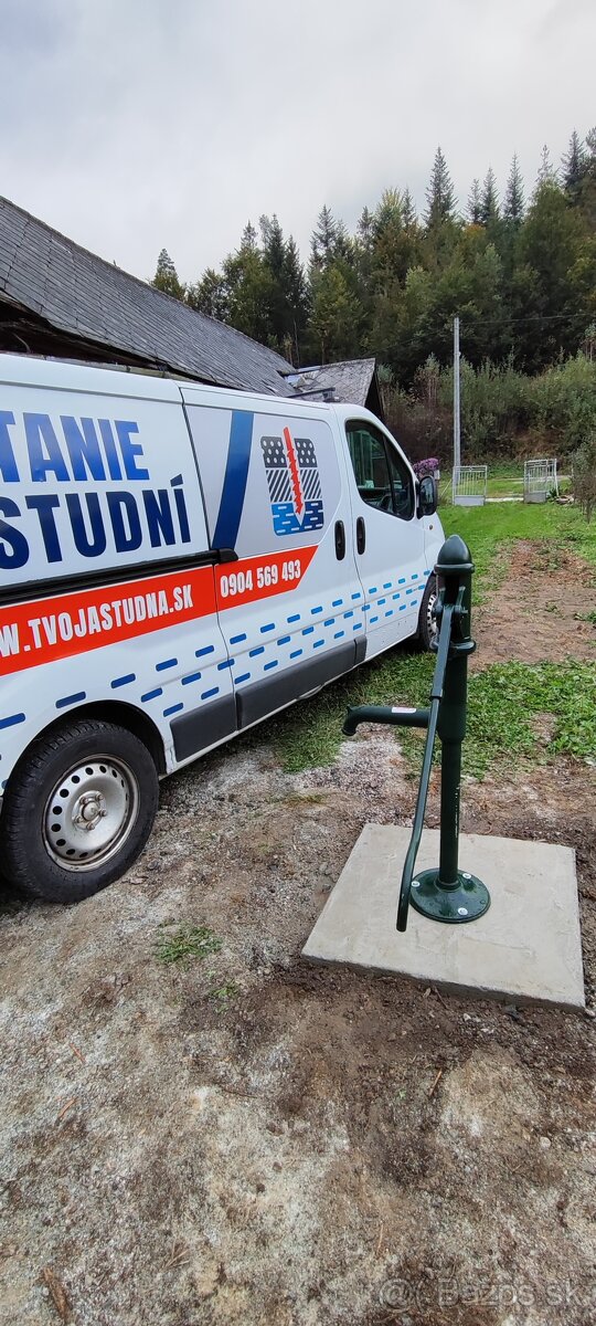 Vŕtanie studni 70€/m - 2