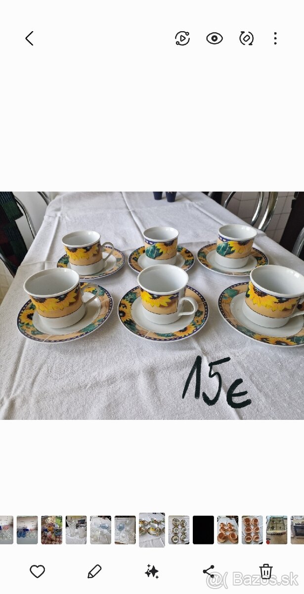 Bulharska keramika sada čajová - 2