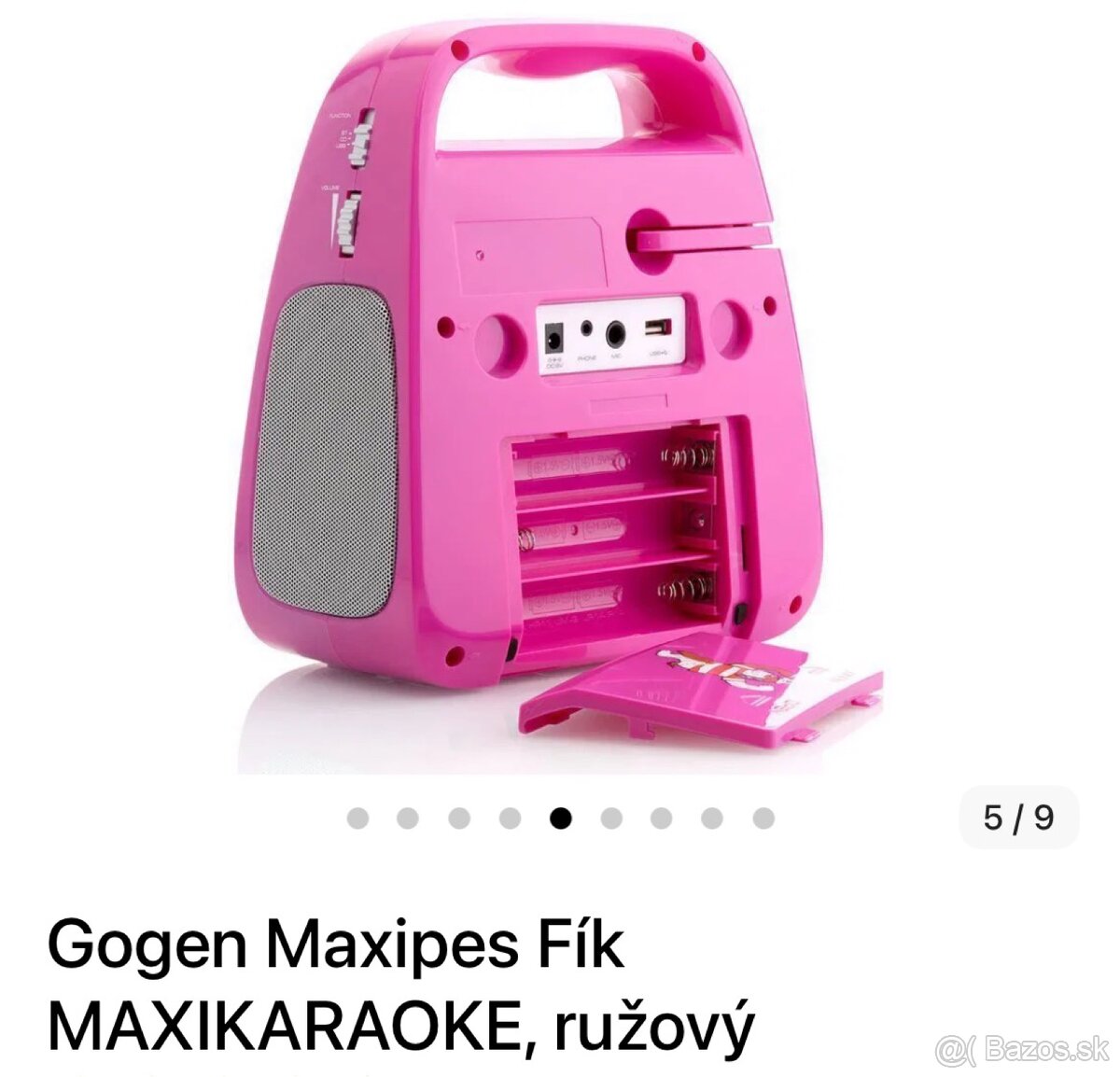 Predám detský CD prehrávač karaoke - Gogen Maxipes Fik - 2