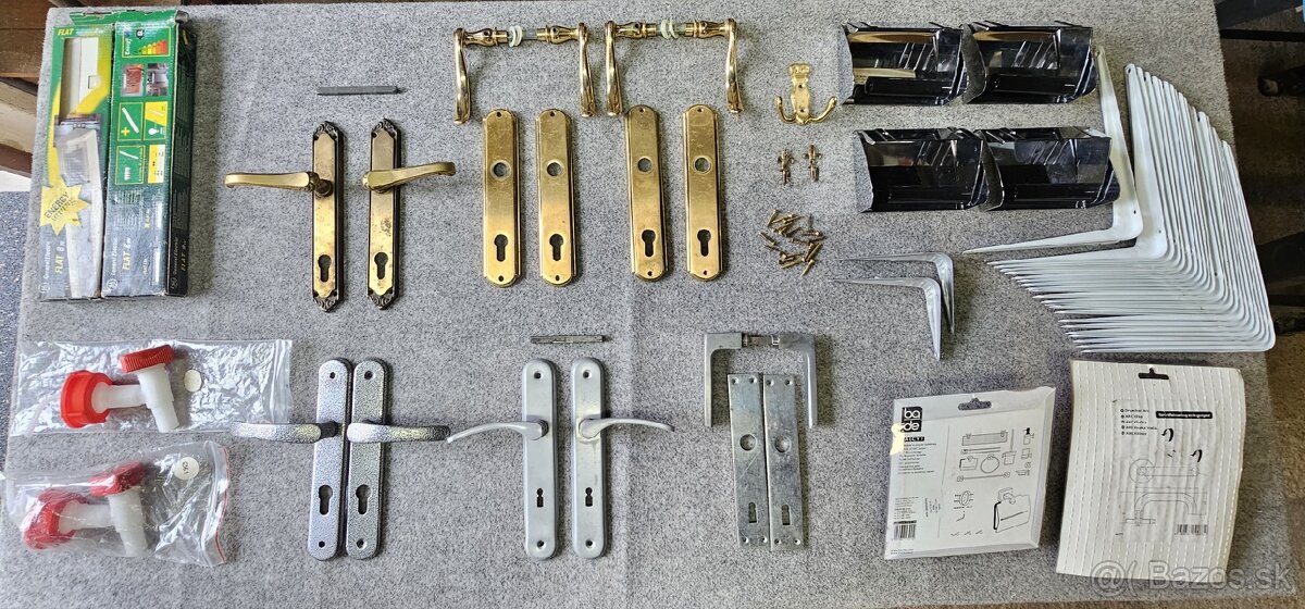 Kľučky, držiaky policové, toaletné - 2