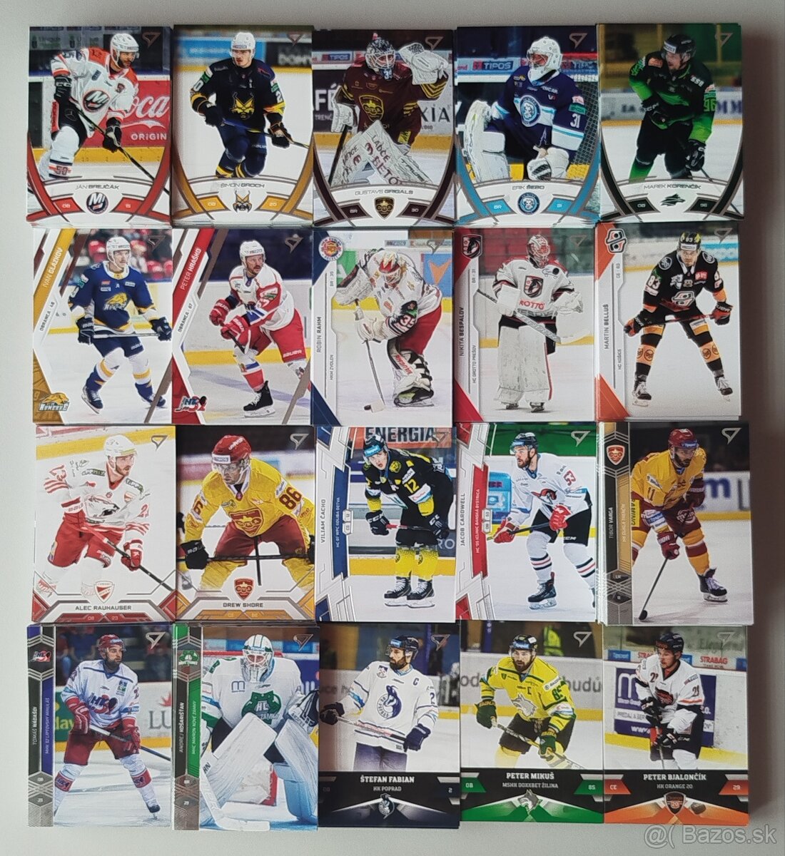 Hokejové kartičky TIPOS EXTRALIGA - BASE /775 kariet/ - 2