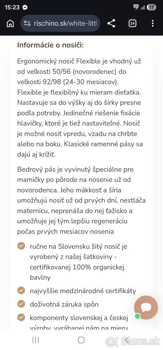 Nosič Rischino flexible - 2