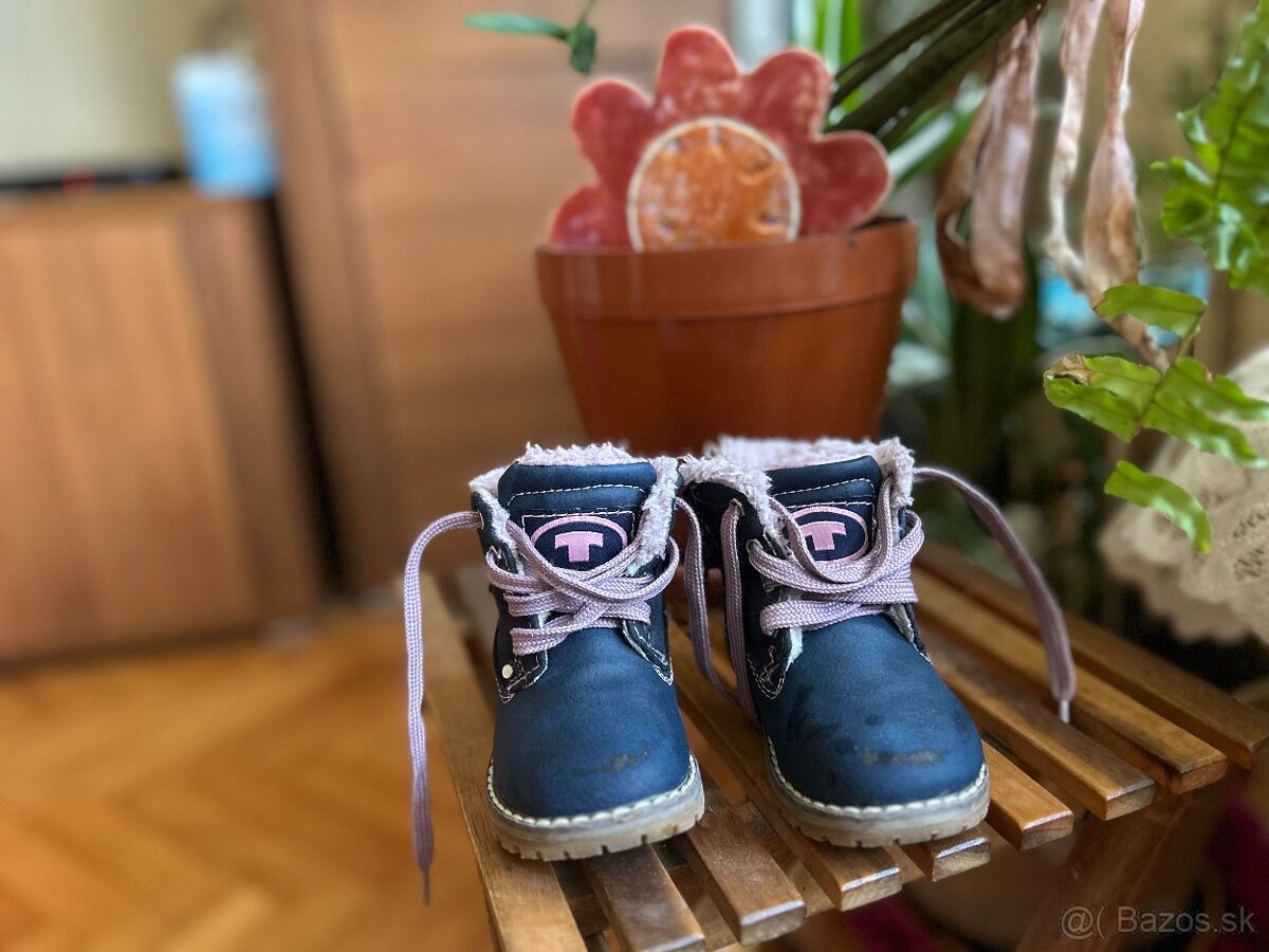 Detské čižmičky Tom Tailor, veľkosť 20, svietiace - 2