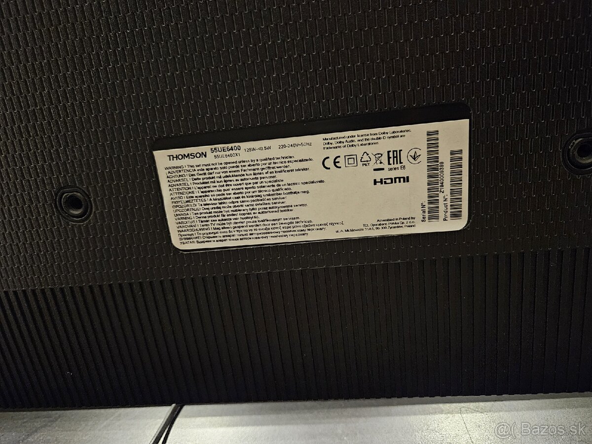 Smart Televízor Thomson 55UE6400 - 2