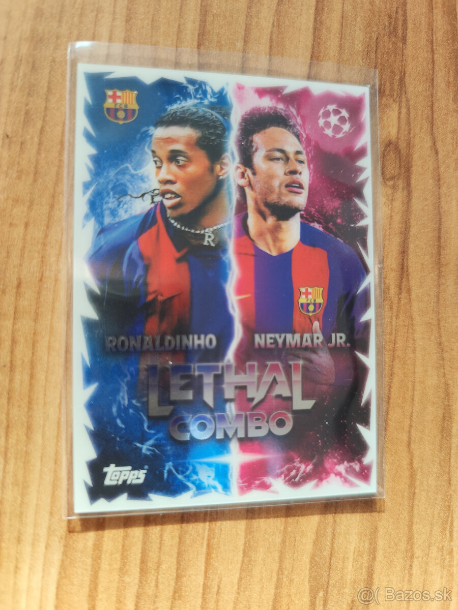 Futbalové kartičky Match Attax 2025/26 Hall of Fame , Lethal - 2