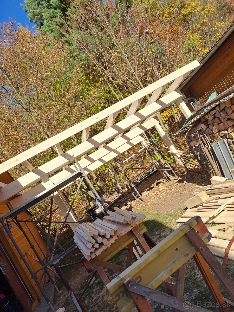 Predám nový drevený prístrešok – masívna konštrukcia - 2
