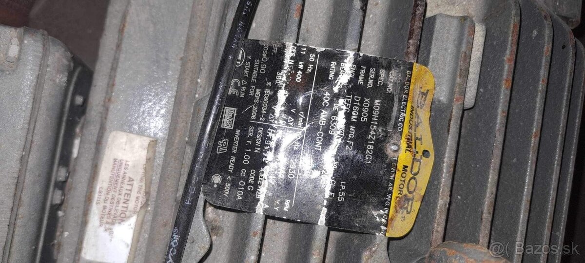 elektromotor BALDOR 11kW 2930rpm - 2