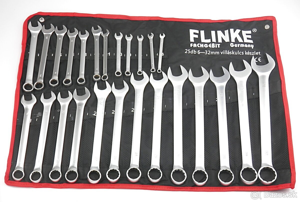 Očko vidlicové kľúče 25 kusov - 2