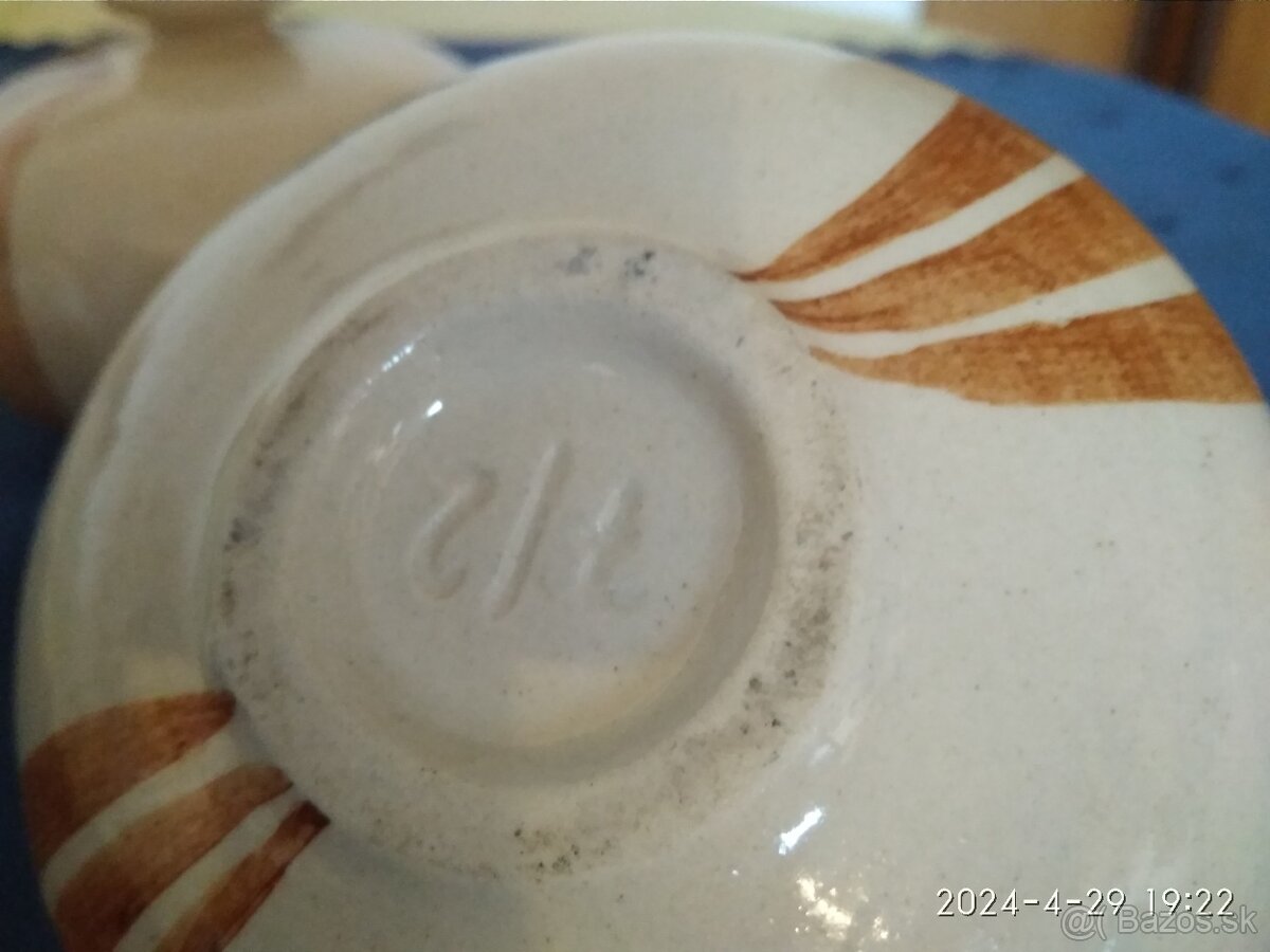 2x retro porcelánové vázičky - 2