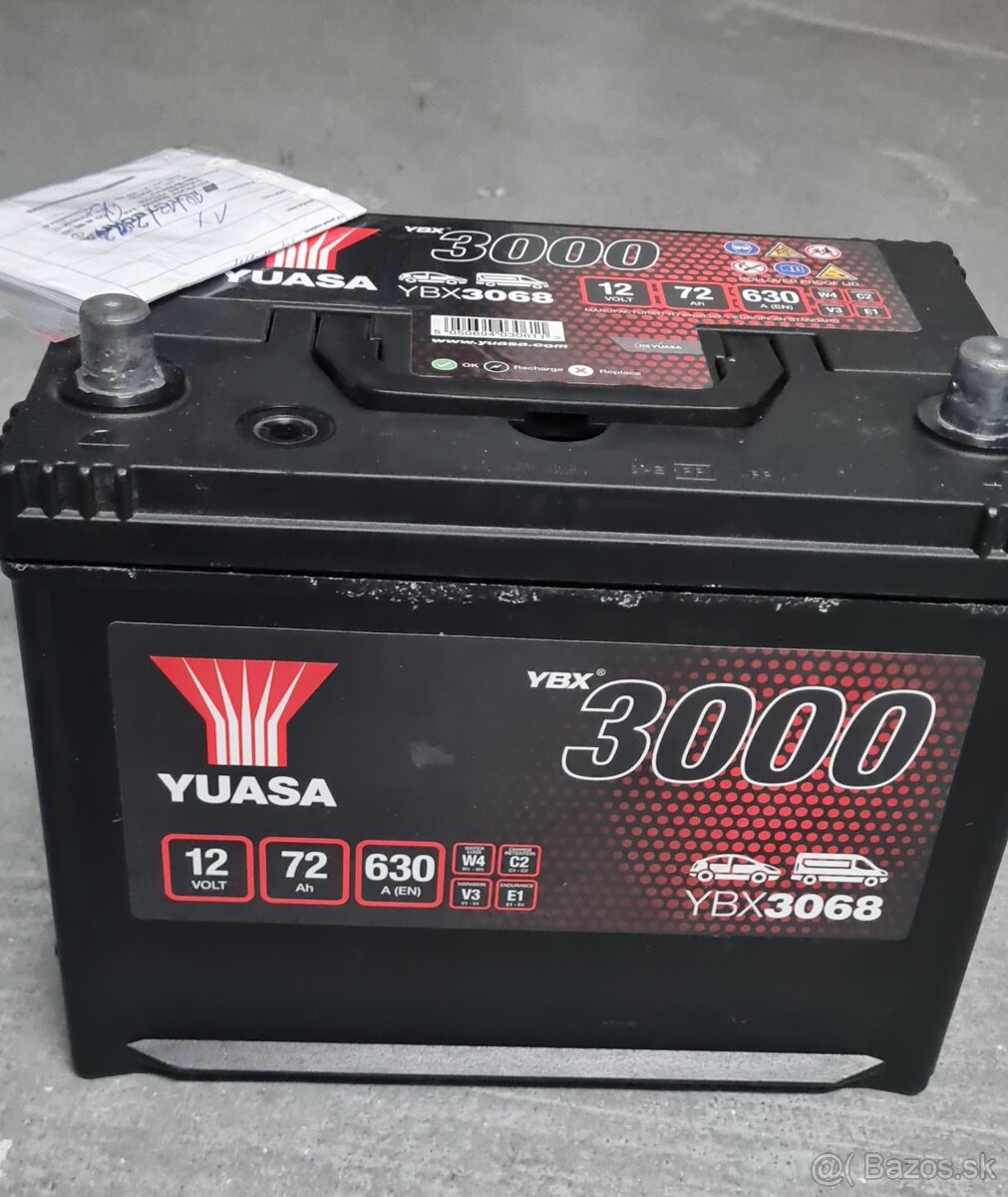 Autobateria Yuasa 72Ah - 2