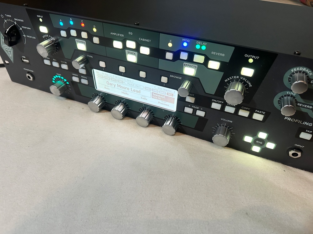 Kemper Profiler Rack preamp/multiefekt + zbierka profilov - 2