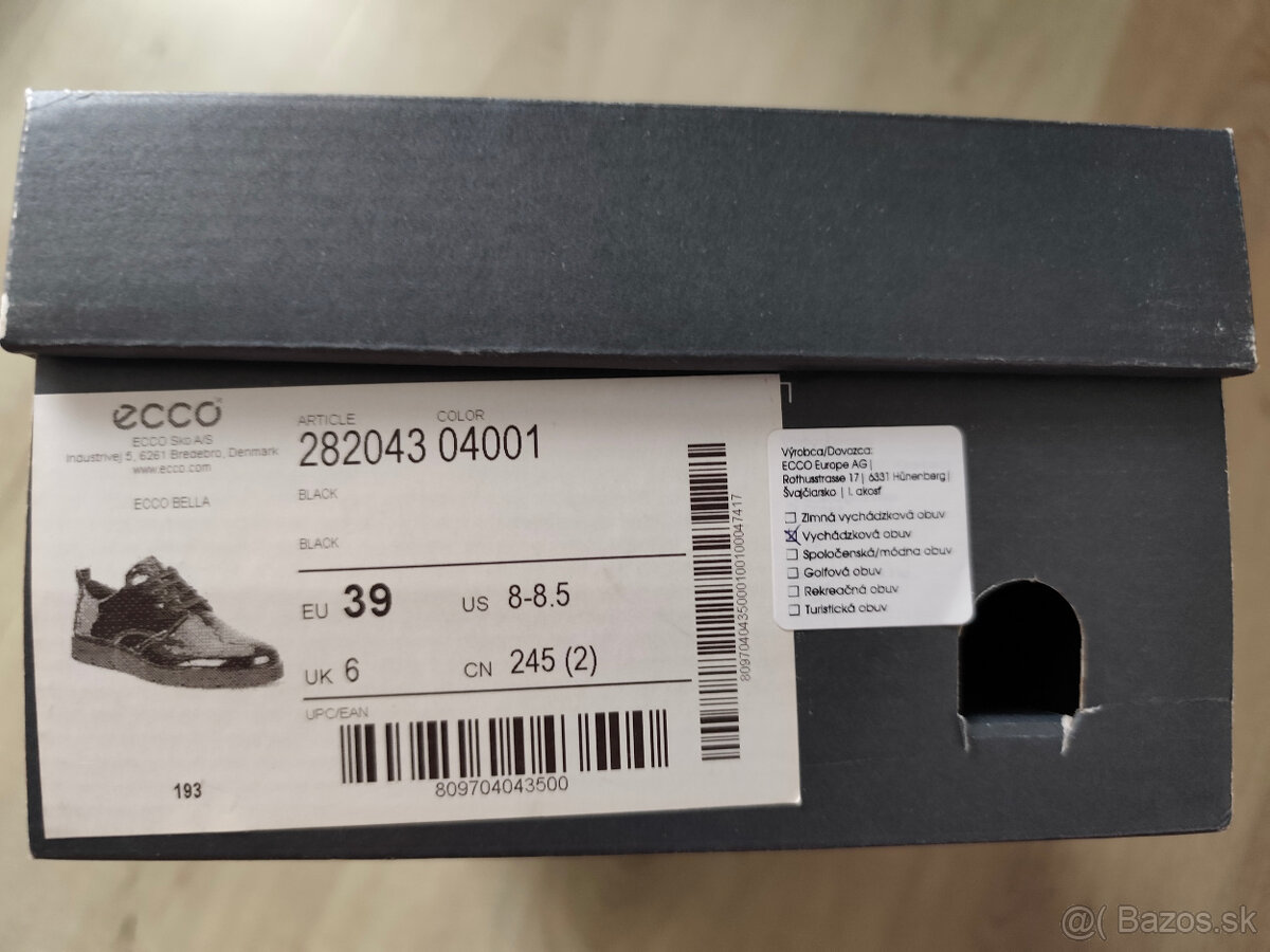 damske lakovky ECCO velkost 39 - 2
