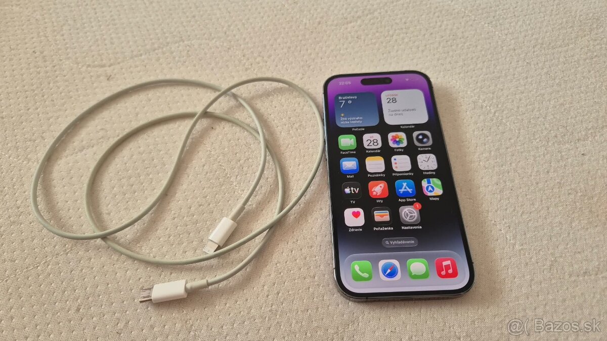 Apple Iphone 14 PRO 256gb, super stav, - 2