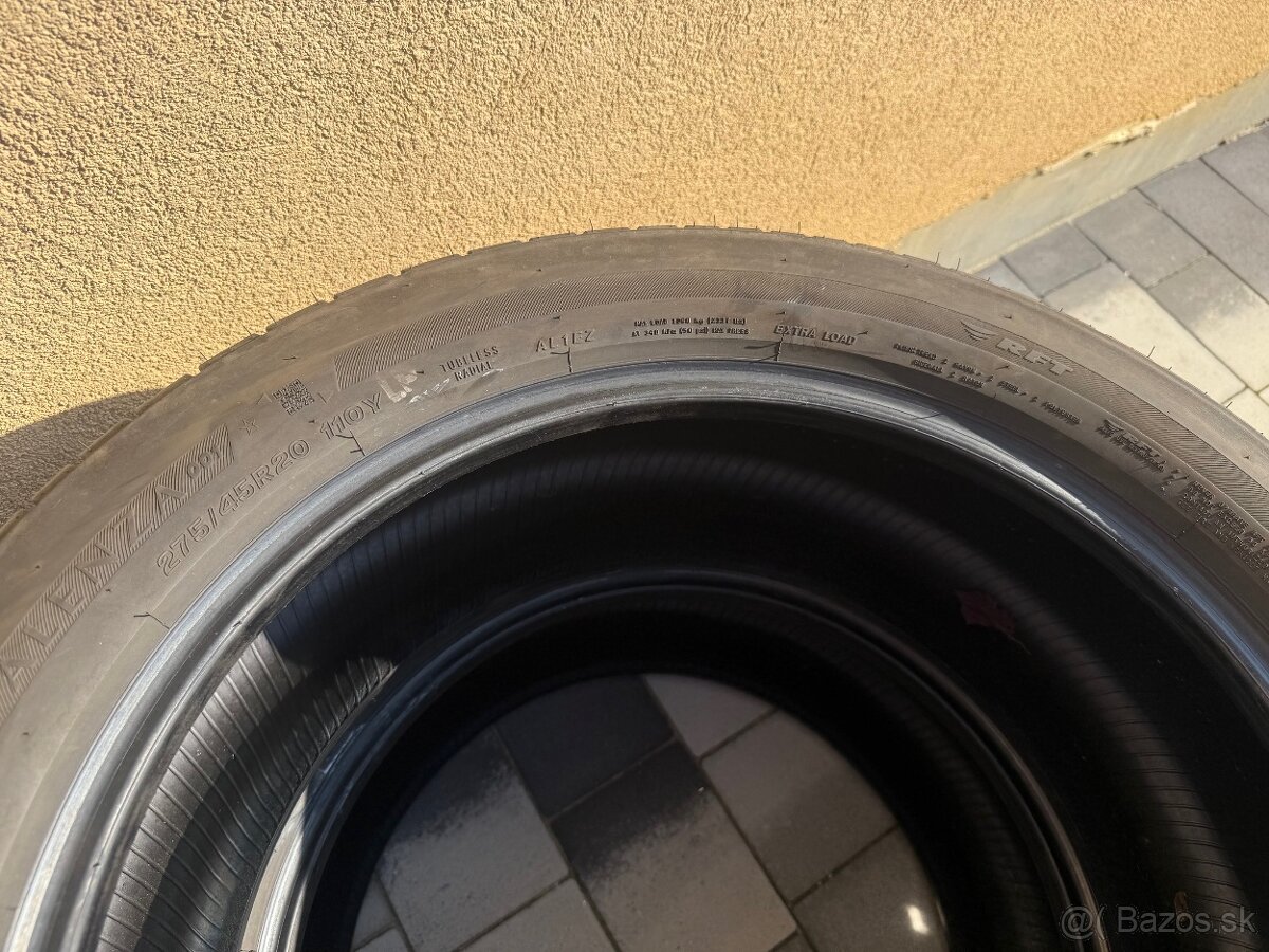 Letné pneumatiky Bridgestone runflat R20 - 2