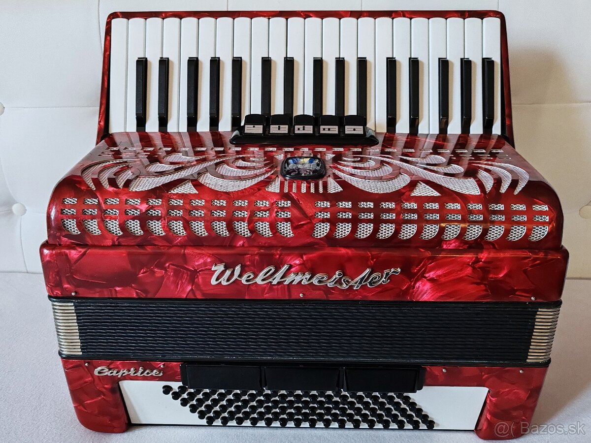 Predam akordeon Weltmeister Caprice 96 bas., TOP stav... - 2