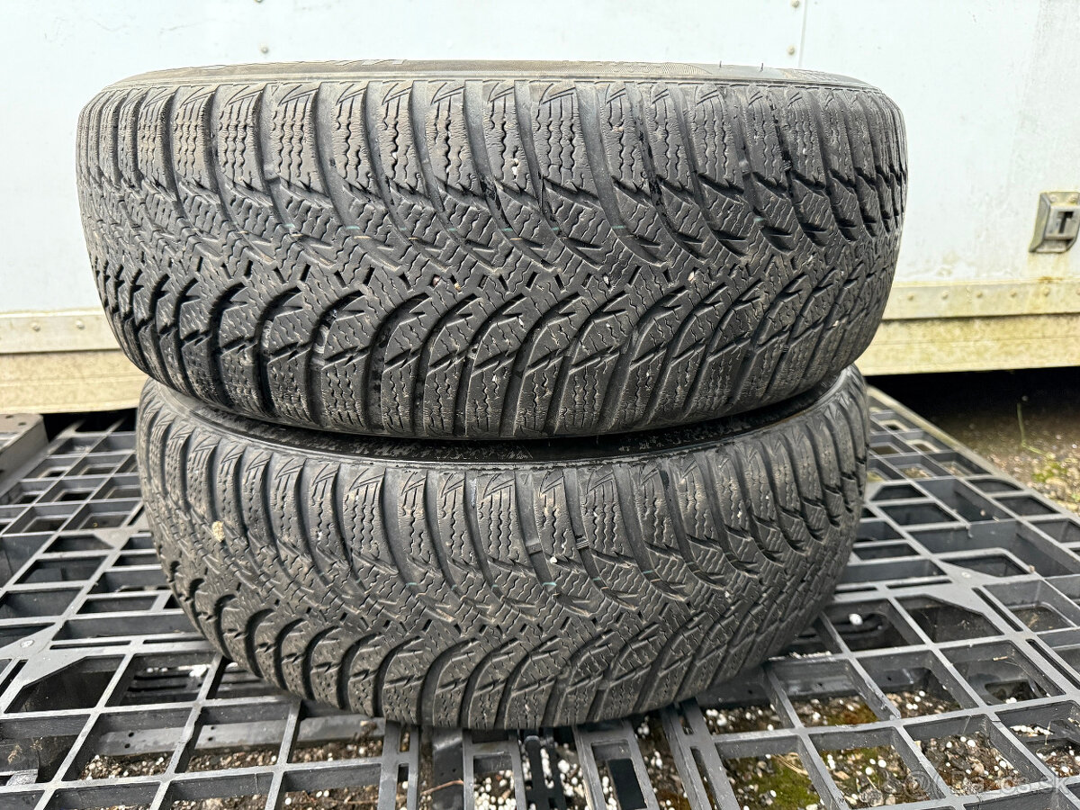 PREDÁM 2 kusy zimné pneumatiky KUMHO 195/55 R16 87H - 2