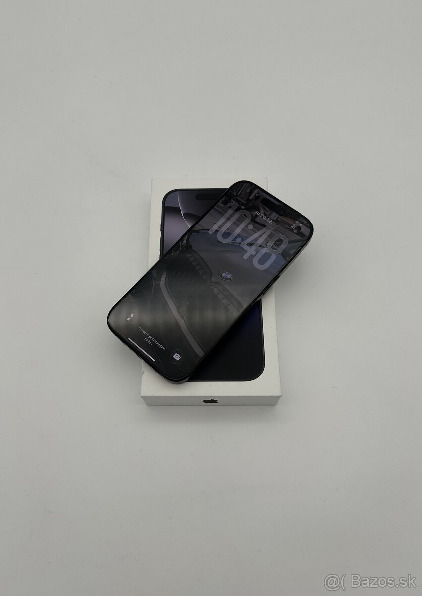 iPhone 16 Pro 128GB Black Titanium (100% Batéria) + ZÁRUKA - 2