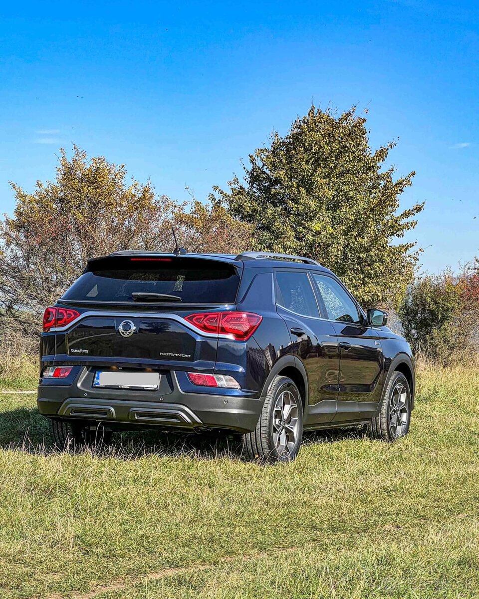 🟦 SsangYong Korando 1.6 benzín, 2021, výborný stav 🟦 - 2