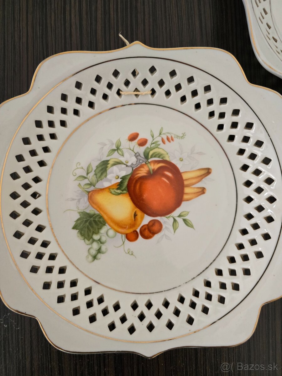 Porcelánové taniere ozdobné - 2