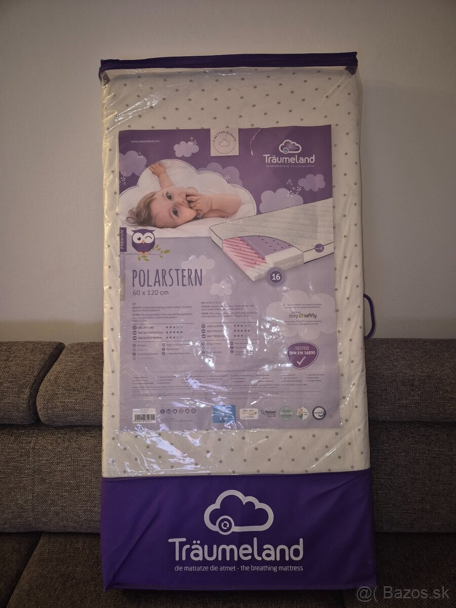 Matrac do postieľky Träumeland Polarstern - 2