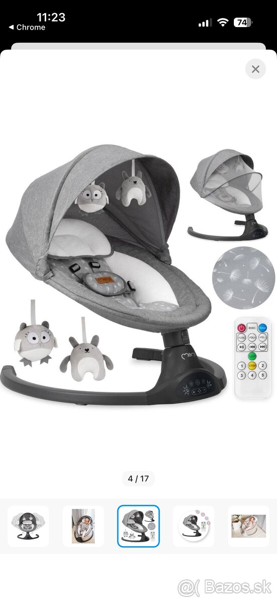 Hojdacie kreslo Momi - 2