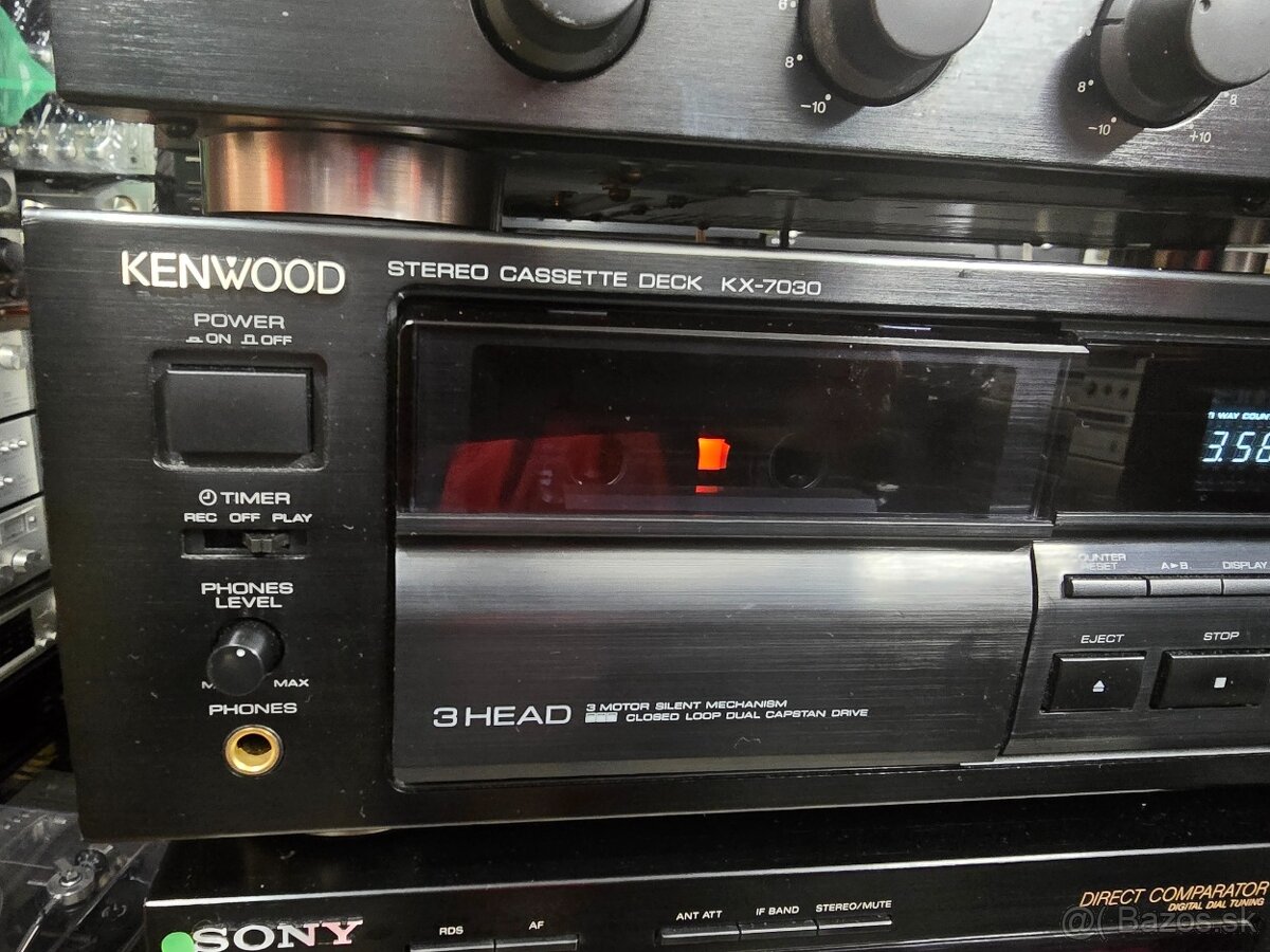 Kenwood KX-7030 3-hlavový deck - 2
