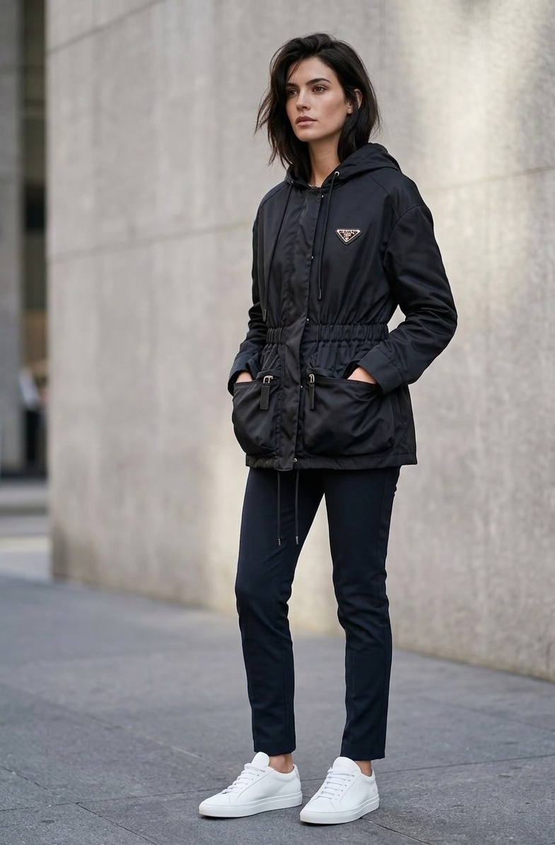 ORIGINAL PRADA nylon hooded jacket bunda - 2