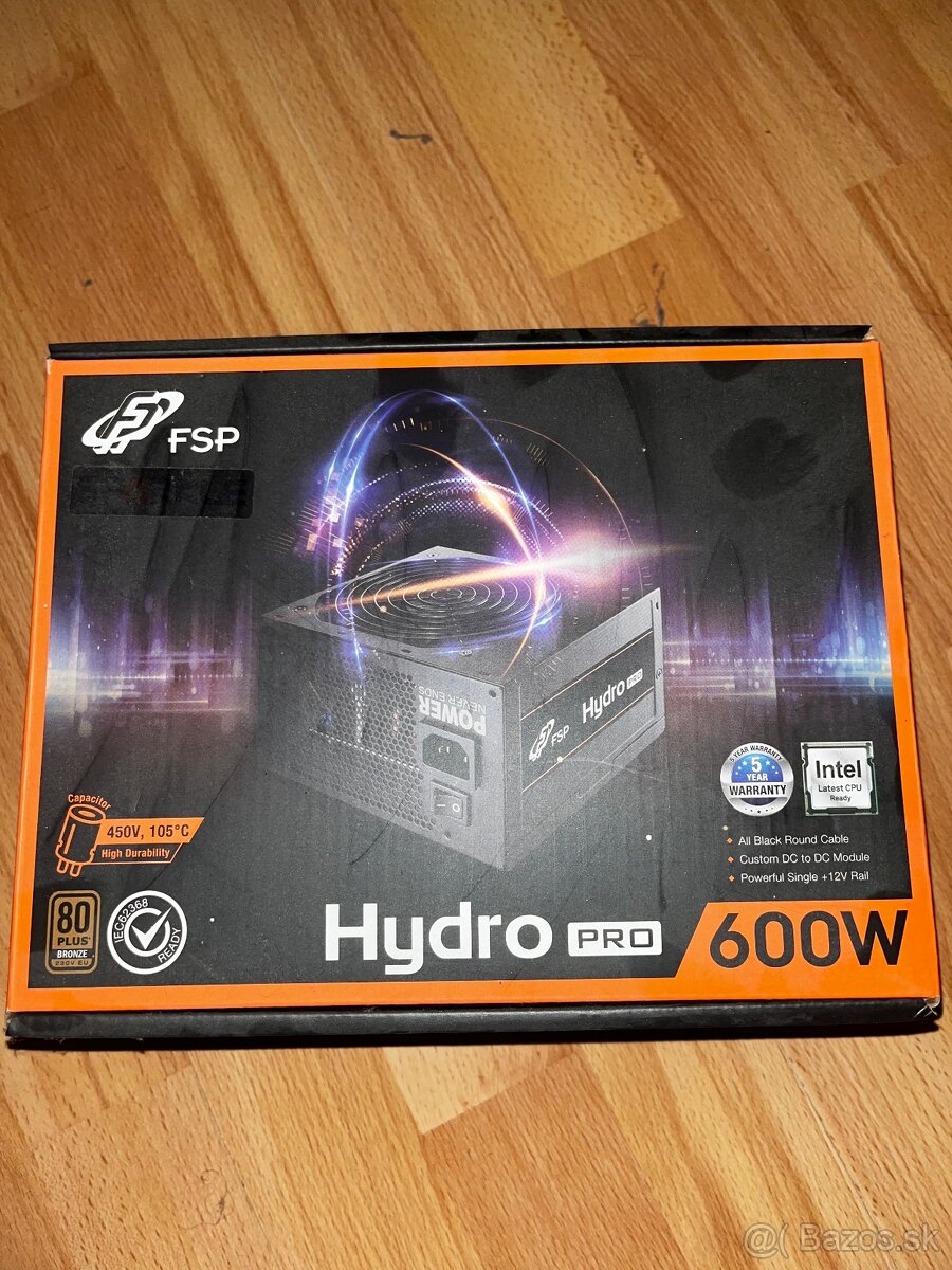 Fortron Hydro 600W Bronze PSU/Zdroj - 2