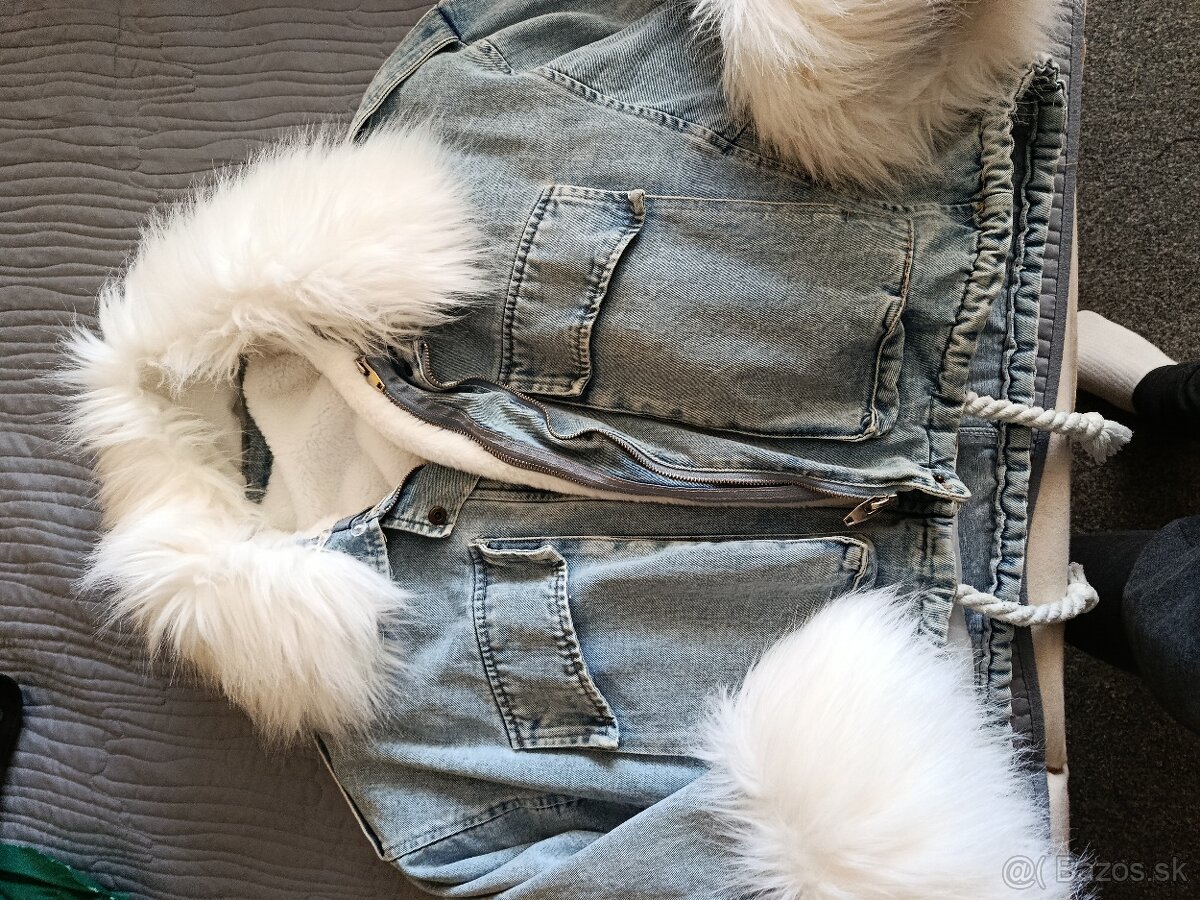 Zimná riflova bunda - 2