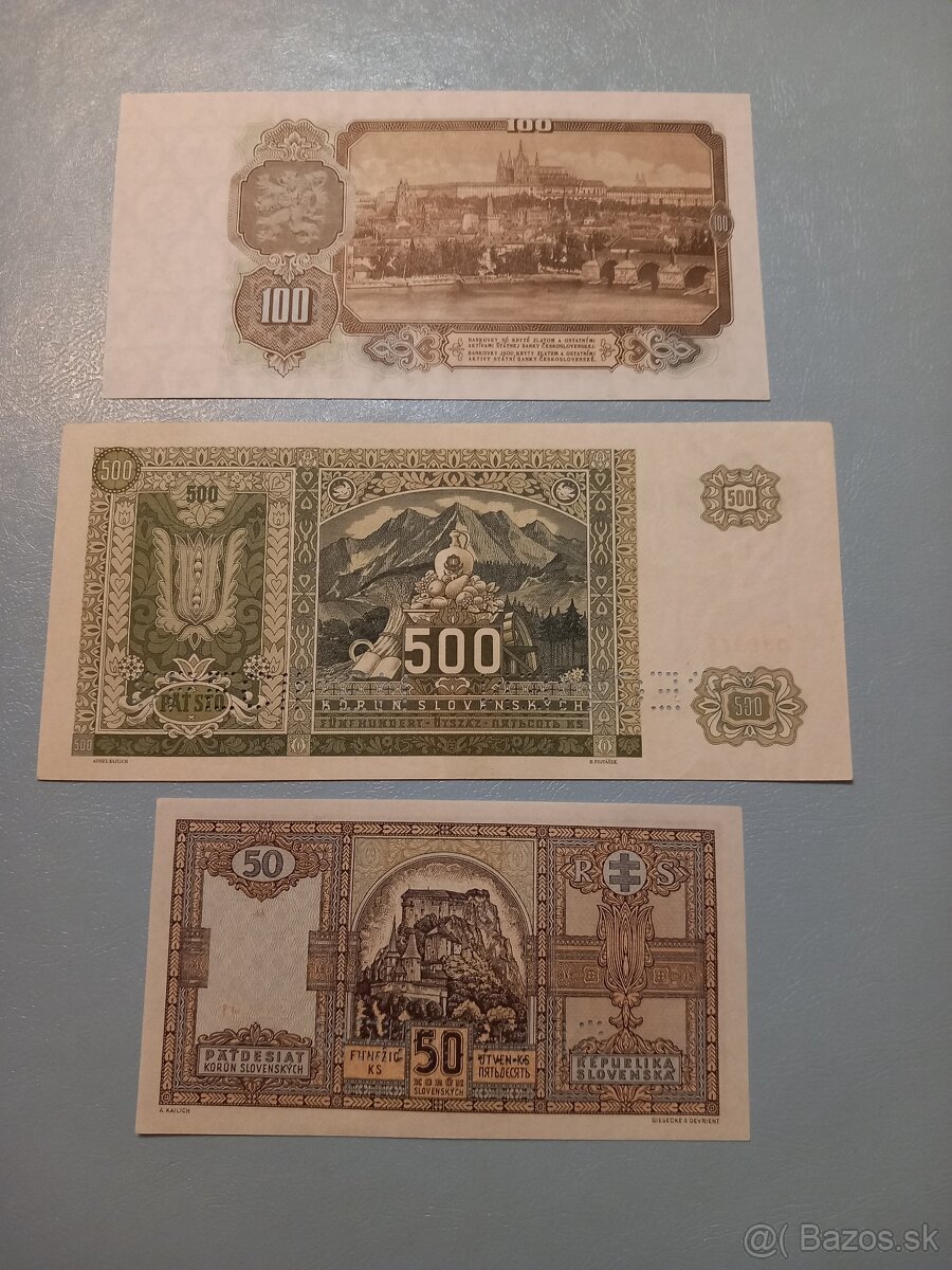 Predam stare bankovky unc a obehovè - 2