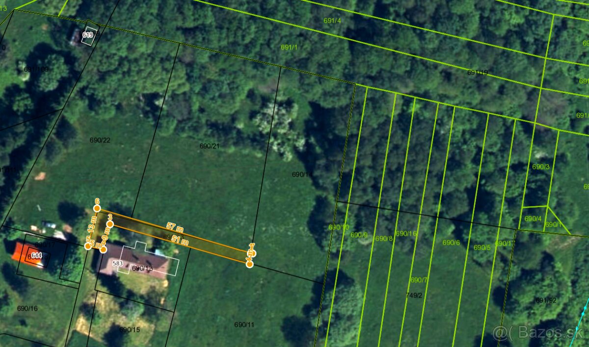 Pozemok - 2000 m2 - Veľká Lehota, okres Žarnovica - 2