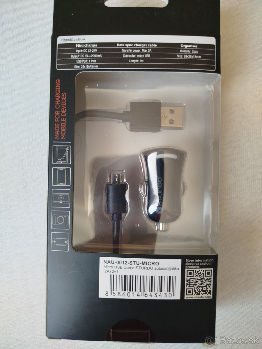 Autonabíjačka na mobil - 2