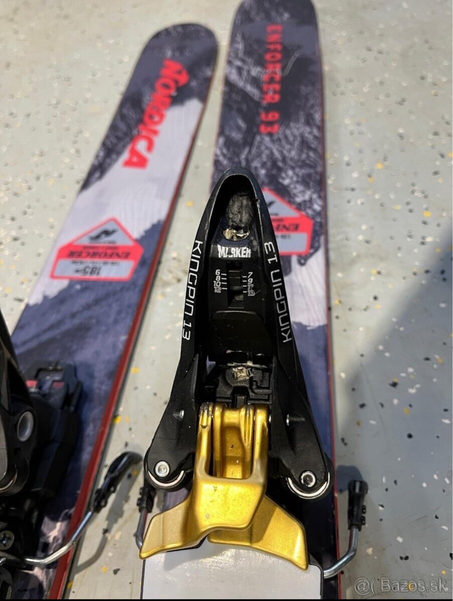 Skialp set - lyze 185 cm - 2