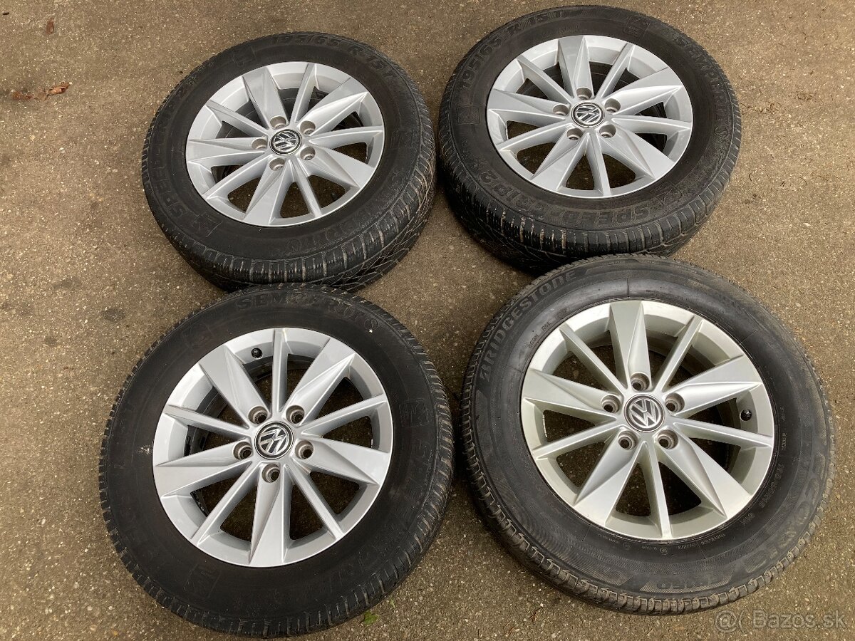 Hliníkové disky 15” na Golf 7 - 2