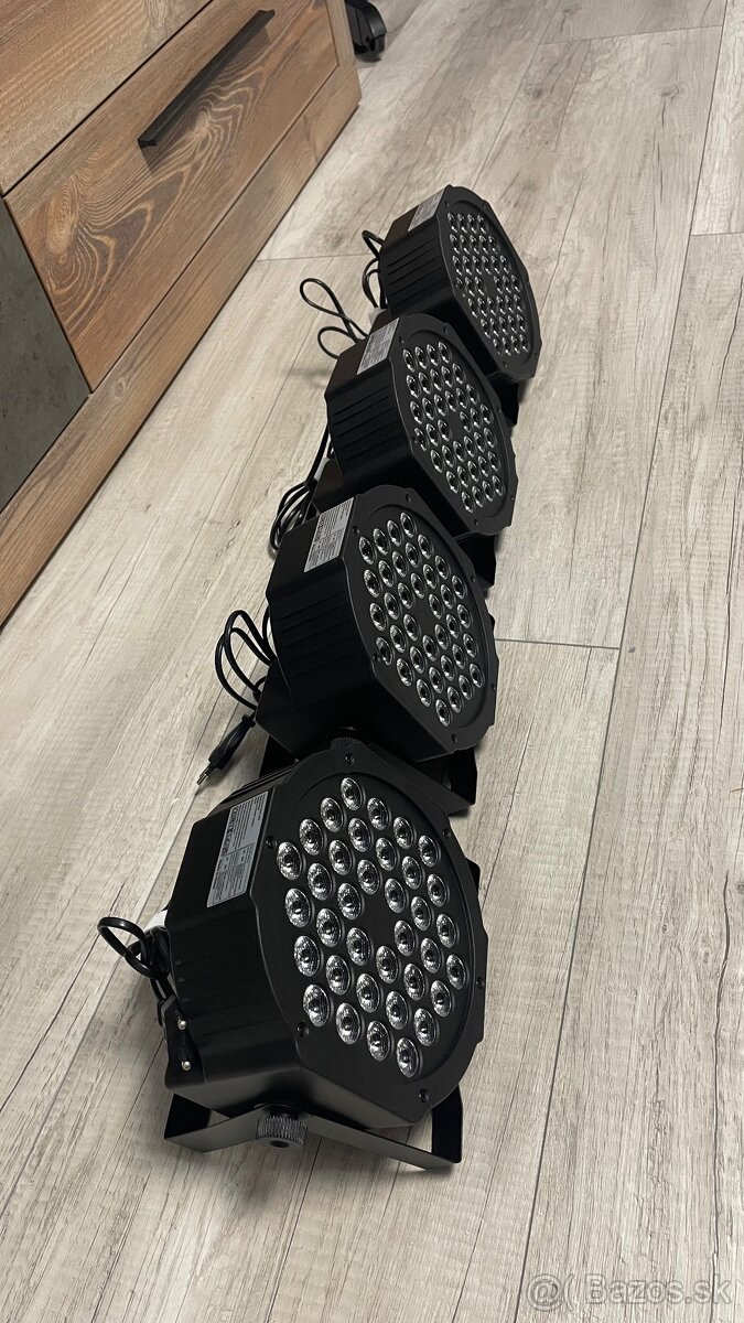 LED PAR RGB svetlá - 2