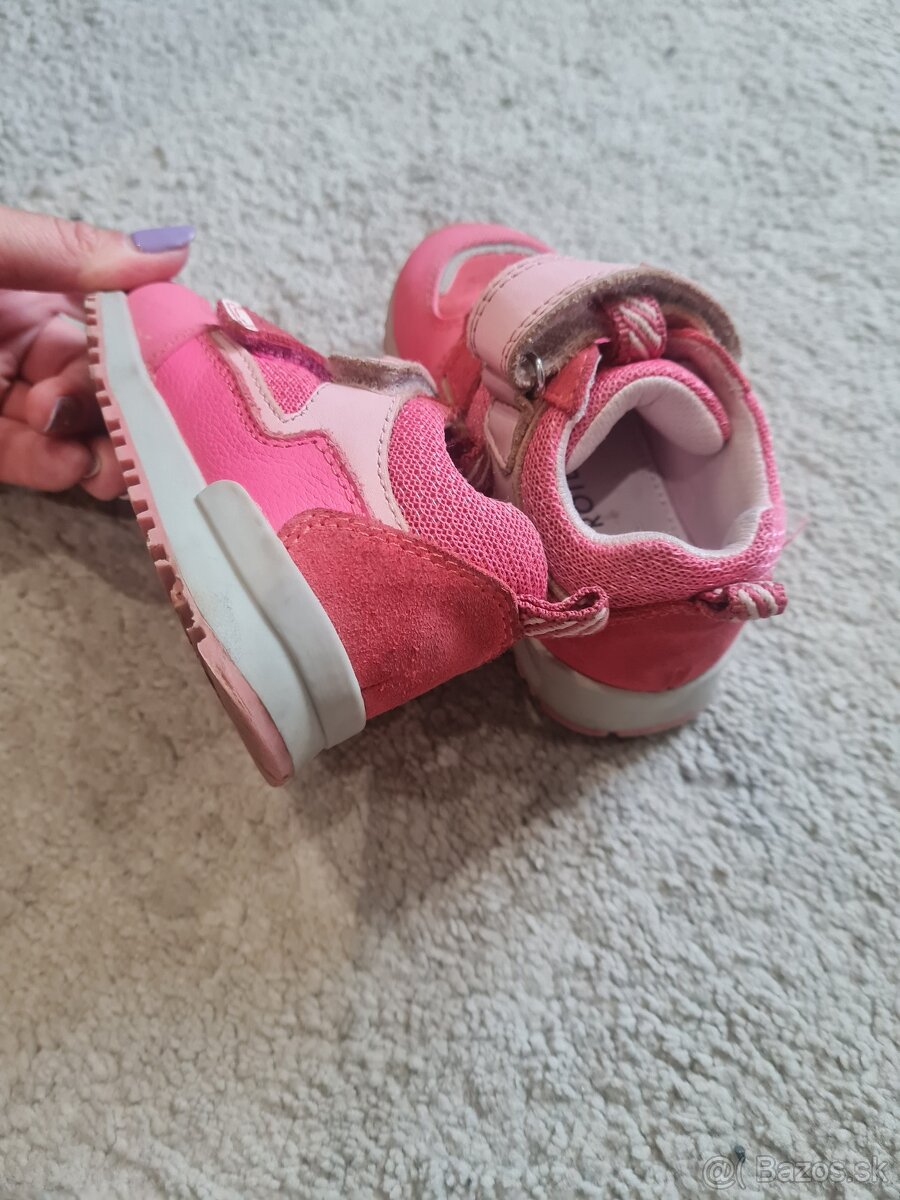 Dievčenské poltopánky/tenisky - 2