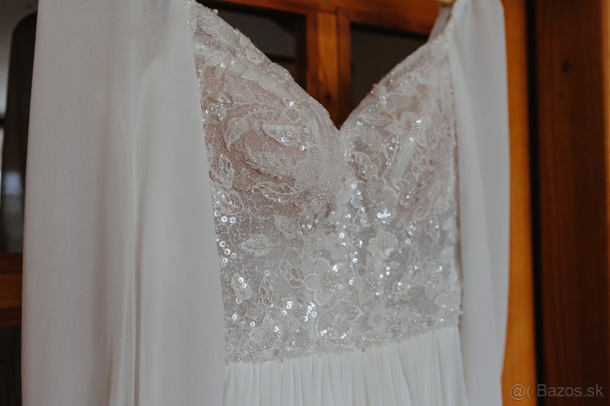 Predám krásne svadobné šaty - 2