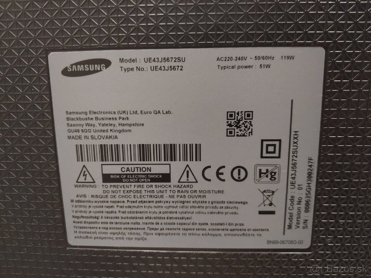 Predam televizor samsung - 2