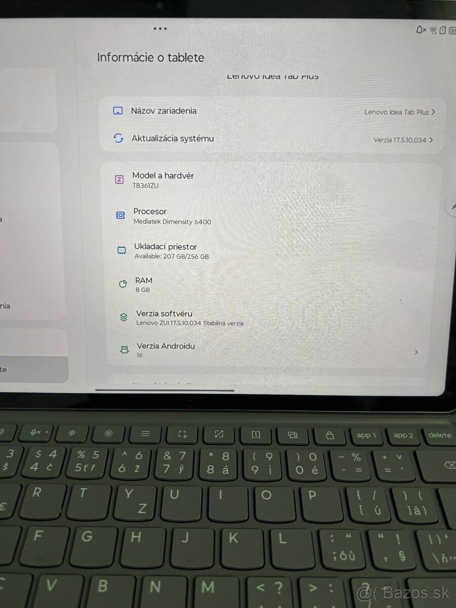 Lenovo Idea Tab Plus + stylus (Tab Pen) – ako nový - 2