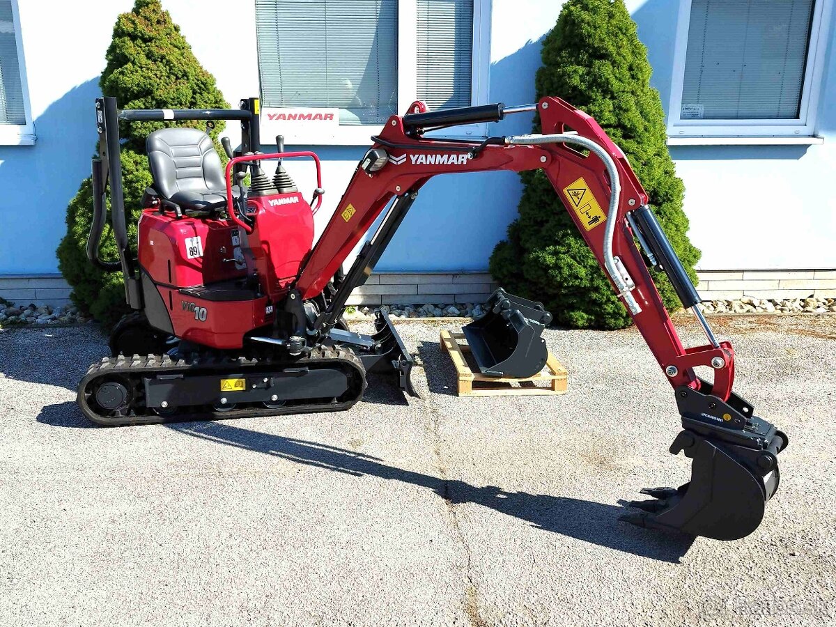 japonske minirypadlo Yanmar ViO10 minibager RV2022 Mth 460 - 2