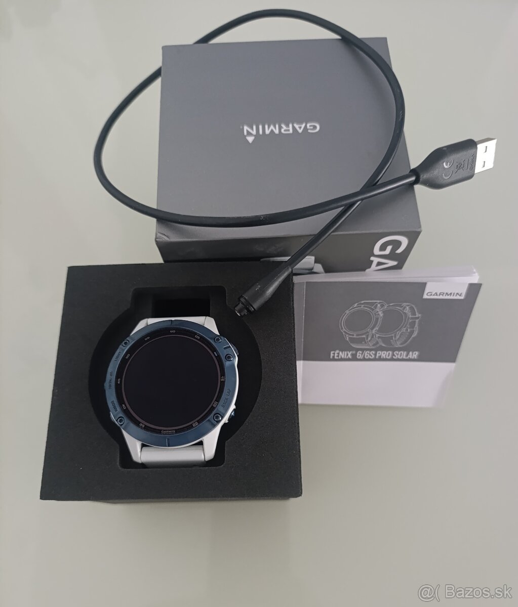 Garmin Fenix 6 Pro Solar, Mineral Blue - 2