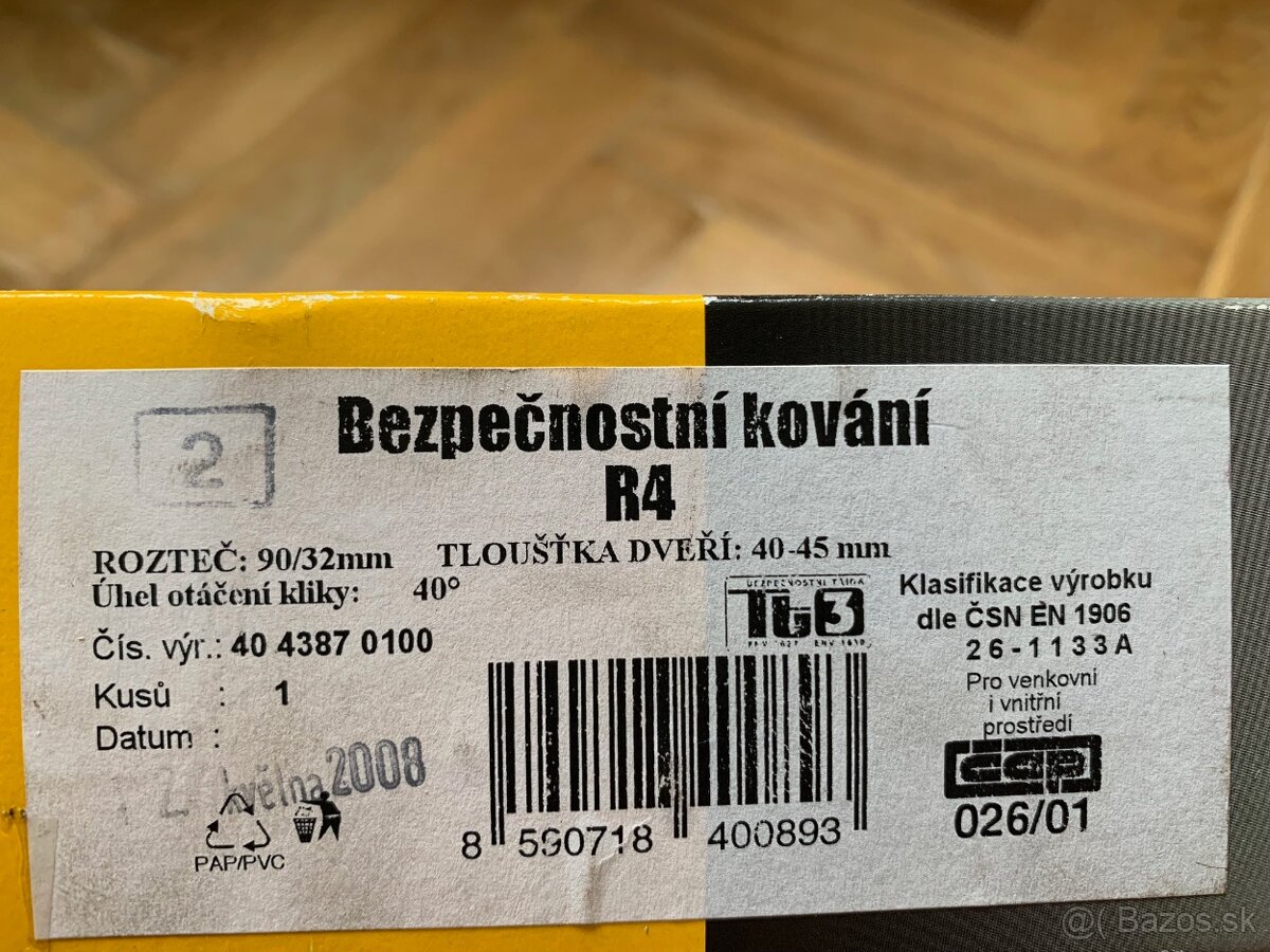 Bezpečnostní kování Rostex R4 - 2