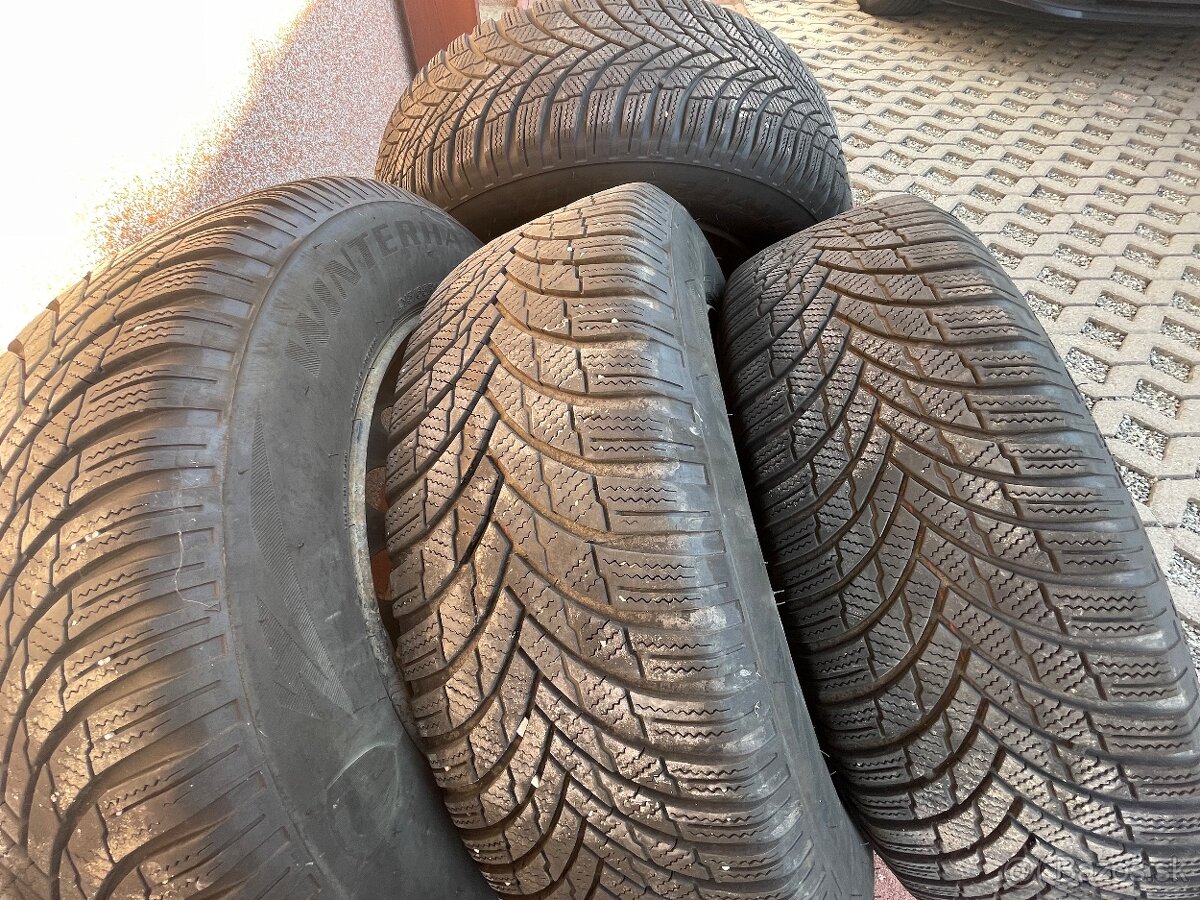 Zimná sada kolies (pneumatiky Firestone + oceľové disky ZADA - 2