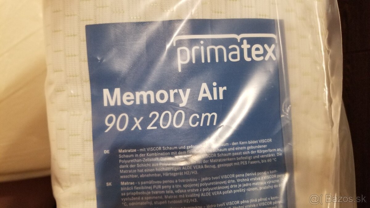 matrac PrimaTex Memory Air 90x200 cm novy zabaleny - 2