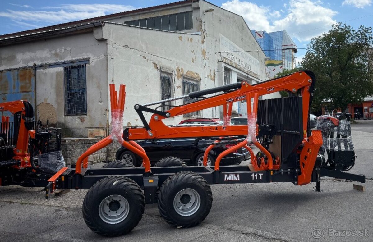 Vyvažecí vlek vyvažečka, vývozka MTM 10T Ruka 6.6m - 2