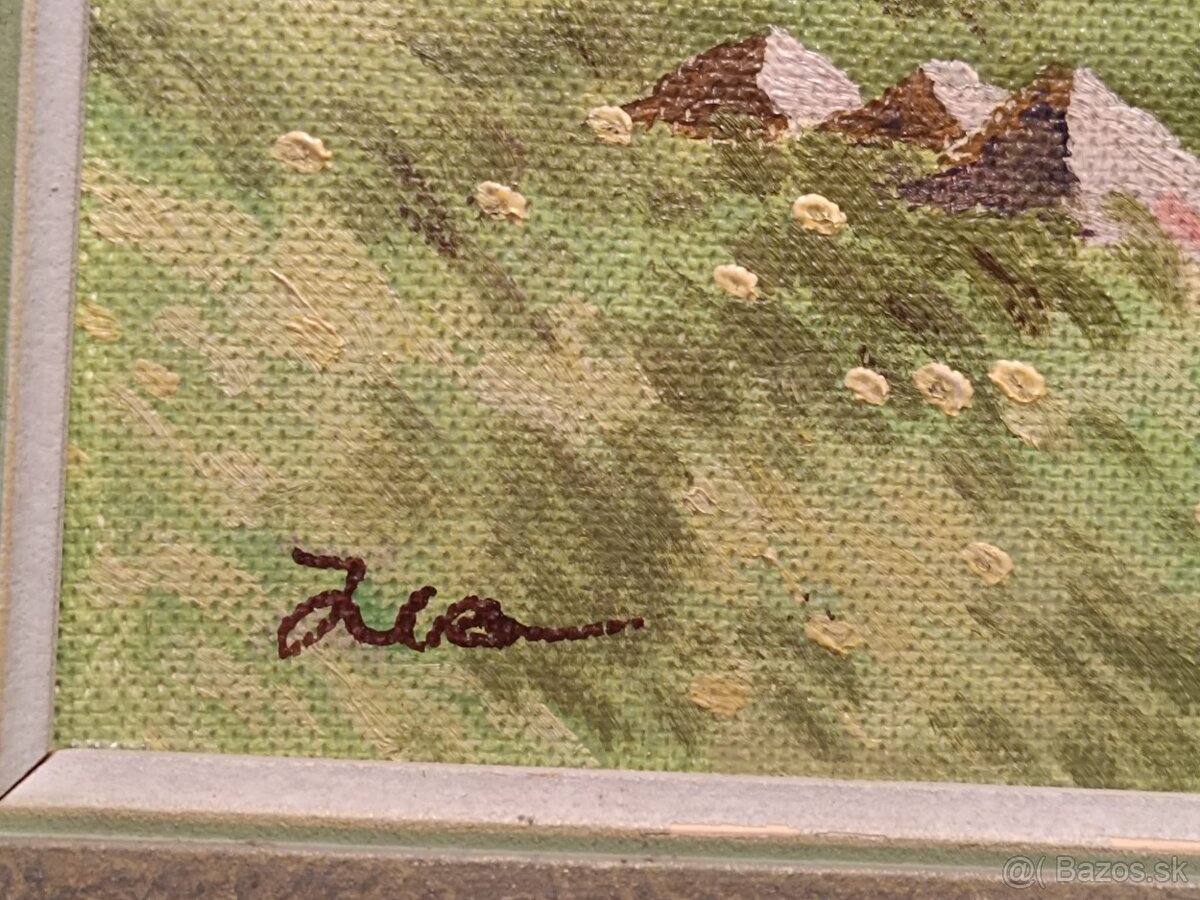 Obraz, Husopaska na Orave, olej 77x87 - 2