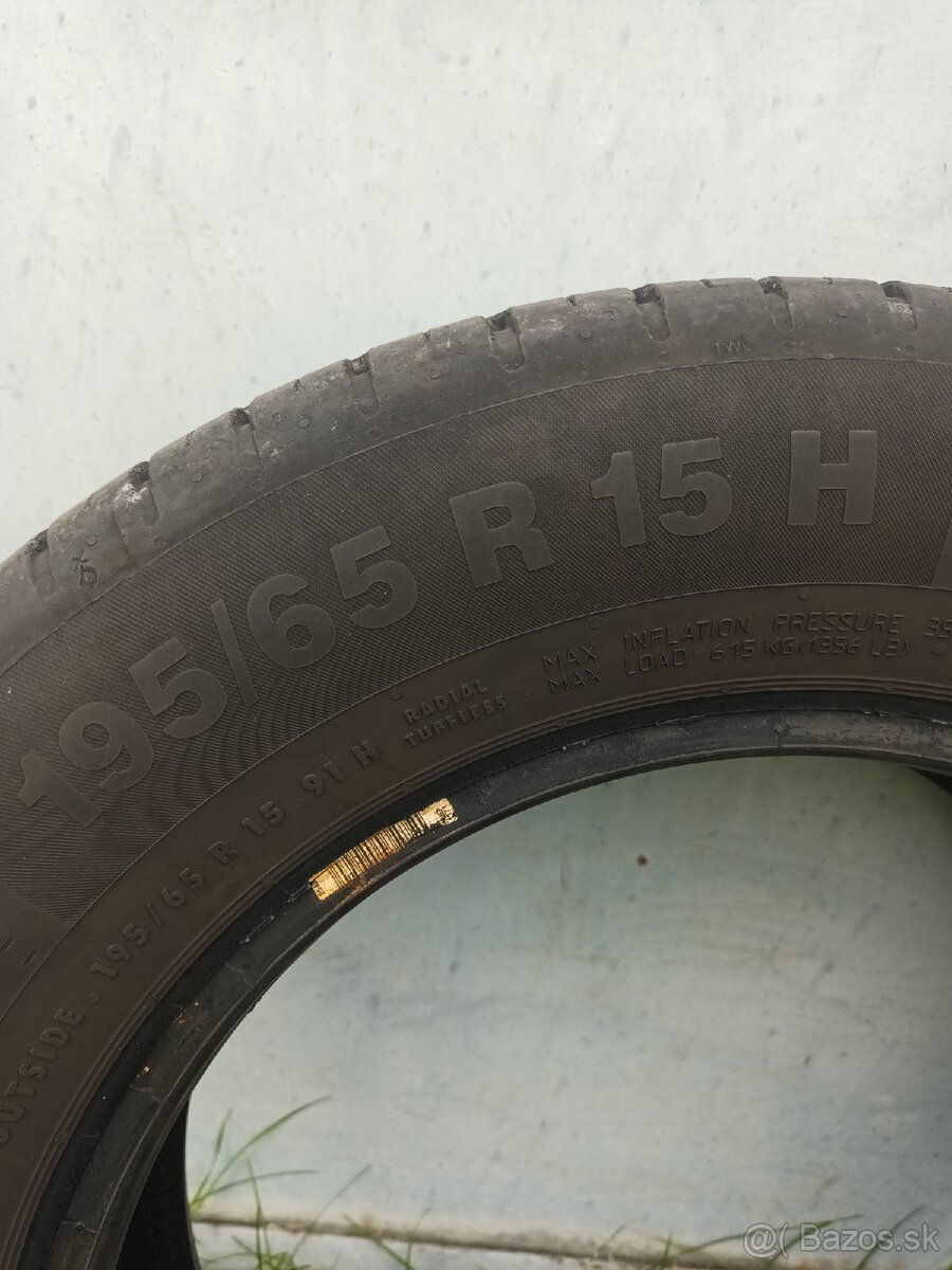 Predám letné pneumatiky 195/65R/15 H - 2